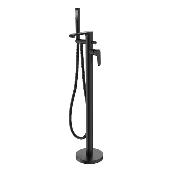 Scudo Montana Freestanding Bath Shower Mixer Tap Black